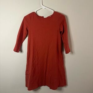 Calson Red Long Sleeve Dress